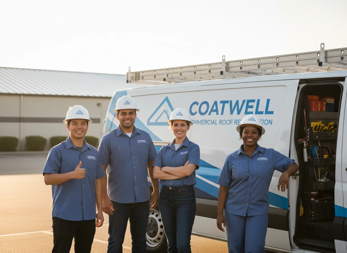 Commercial roof coating company in Pierceville, KS